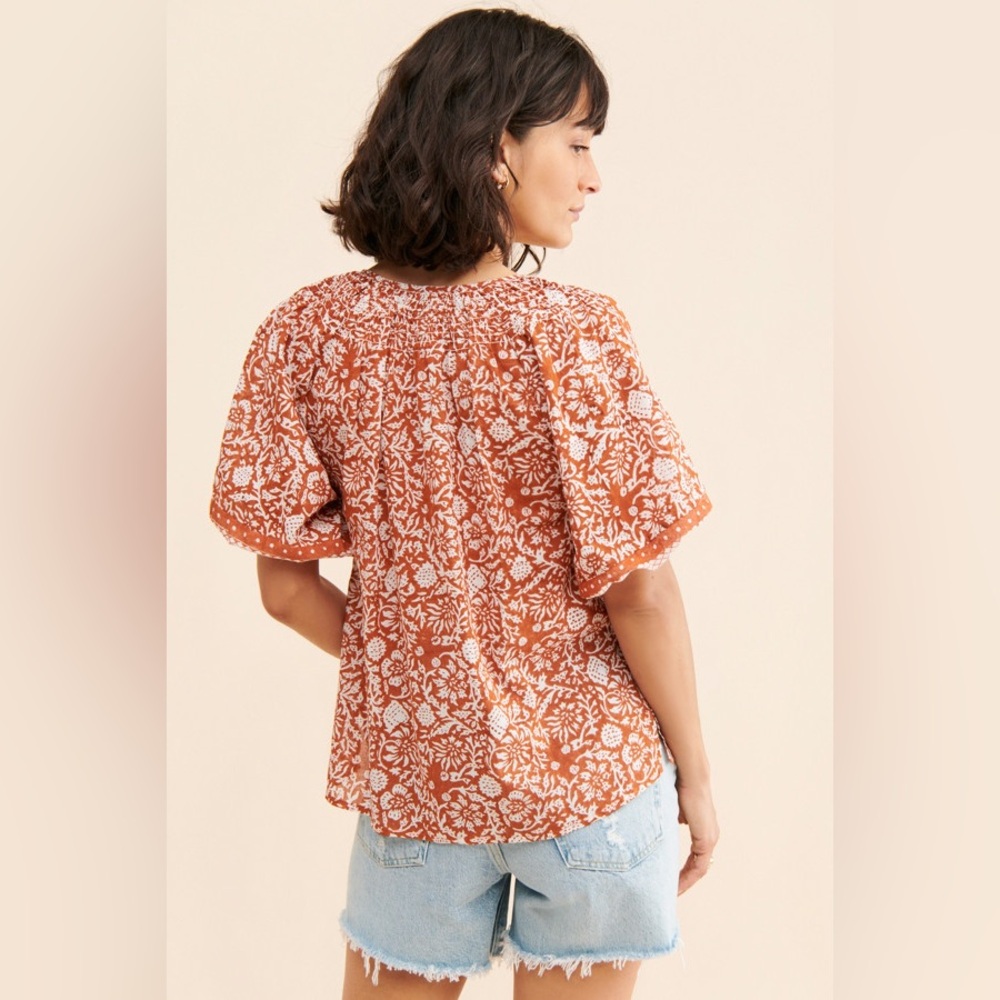 Cleobella Adele Button-Up Tie Blouse - image 2